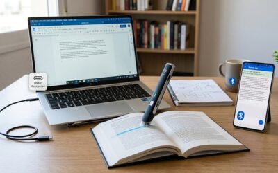 Cómo conectar tu lápiz scanner al PC o móvil vía Bluetooth o USB